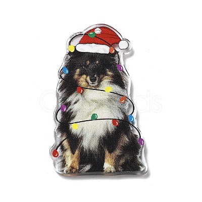 Christmas Theme Acrylic Pendants FIND-R006-01F-1