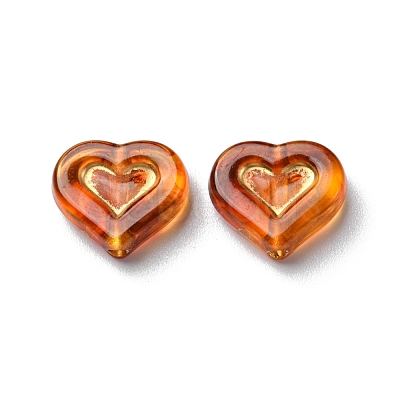Imitation Amber Transparent Acrylic Beads X-MACR-D071-02D-1