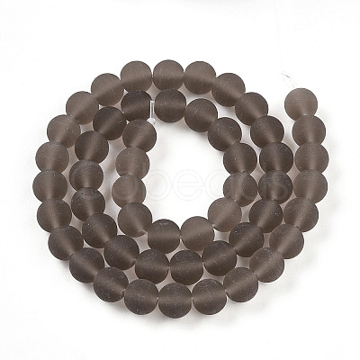 Transparent Glass Beads Strands GLAA-T032-T8mm-MD02-1