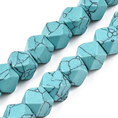 Synthetic Turquoise Beads Strands TURQ-T004-02-1