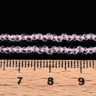 Transparent Glass Beads Strands GLAA-H021-03-22-1