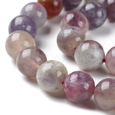 Natural Cherry Blossom Tourmaline Beads Strands G-Q1001-A04-03-1