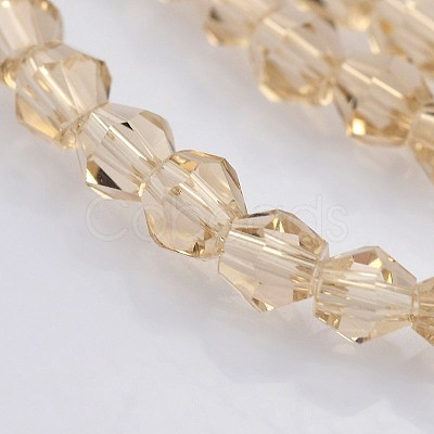Bicone Glass Beads Strands LS-EGLA-P016-4mm-12-1