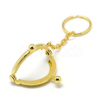 Iron Purse Frame Handle for Bag Sewing Craft Tailor Sewer FIND-T008-186G-1