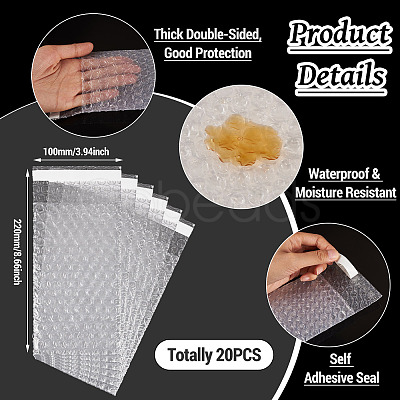 PE Film Bubble Bags LS-ABAG-TAC0035-08D-1
