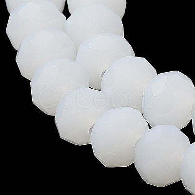 Imitation Jade Solid Color Glass Beads Strands EGLA-A034-J2mm-MD05-1