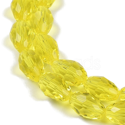 Transparent Glass Beads Strands EGLA-N013-T10mm-D26-1