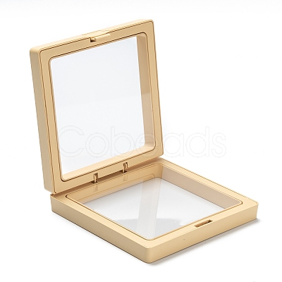 Square Transparent PE Thin Film Suspension Jewelry Display Box CON-D009-01A-01-1