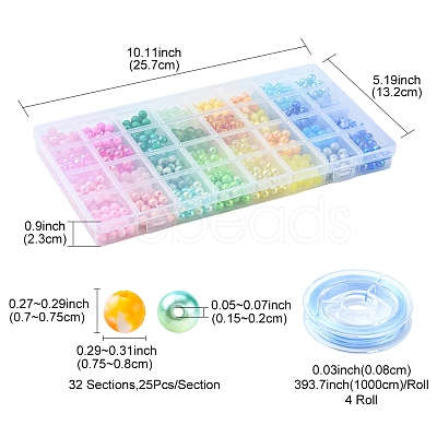 DIY Candy Color Bracelet Making Kit DIY-YW0006-39-1