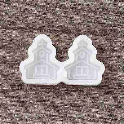 Easter Theme Ear Stud Ornament Silicone Molds DIY-J009-01F-1