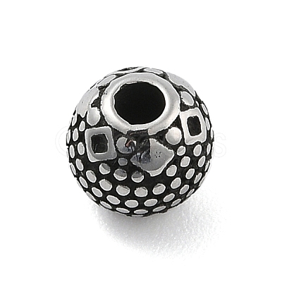316 Surgical Stainless Steel Beads STAS-S173-19AS-1