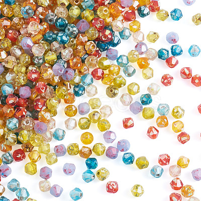 Picasso Baking Paint Glass Seed Beads SEED-TA0001-62M-1
