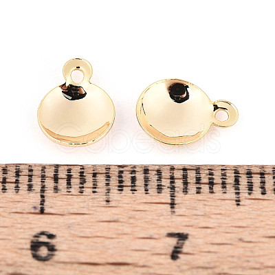 Brass Pendant Cabochon Settings KK-T077-16G-02-1
