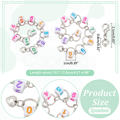 DIY Knitting Tool Sets HJEW-NB00143-1