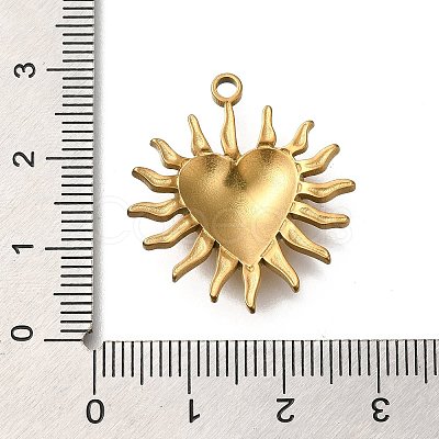 304 Stainless Steel Pendants STAS-H227-05G-06-1