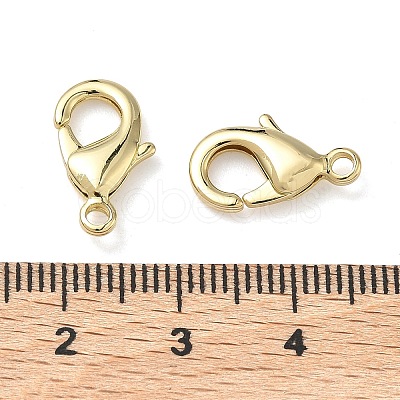 Brass Lobster Claw Clasps KK-H256-03G-01-1