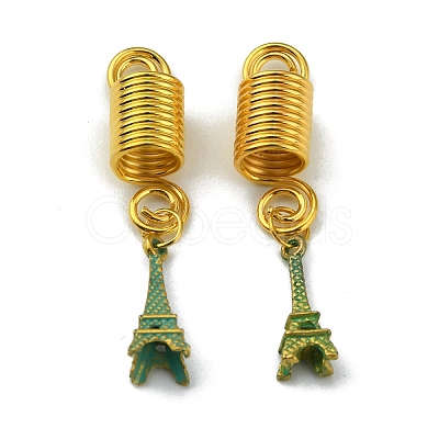 Alloy Dreadlocks Beads OHAR-WH0031-02G-1
