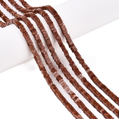 Synthetic Goldstone Beads Strands G-N342-75-1