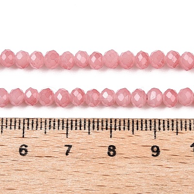 Baking Paint Imitation Jade Glass Bead Strands LS-DGLA-A034-J4MM-A31-1
