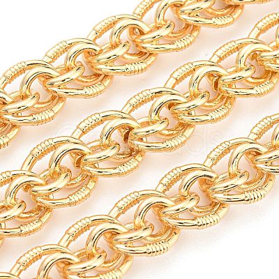 Alloy Oval Link Chains LCHA-K001-01G-1