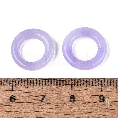 Dyed Natural White Jade Linking Rings G-Q601-43A-1