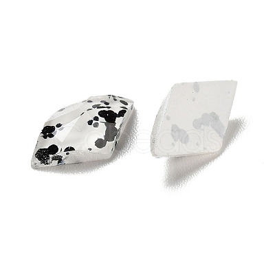 Spot Pattern Resin Cabochons LS-MRMJ-G015-13-1