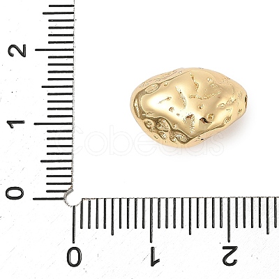 Nuggets Brass Beads KK-F889-01G-01-1