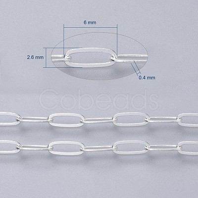 Brass Paperclip Chains X-CHC-S008-001C-S-1