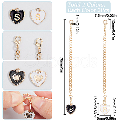 2 Sets Alloy Enamel Cup Pendant Decorations HJEW-SC0001-56S-1