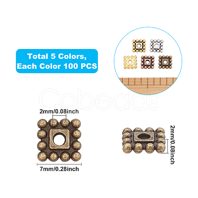 Tibetan Style Alloy Spacer Beads TIBEB-FH0001-29-NR-1