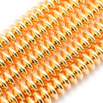 Electroplate Non-magnetic Synthetic Hematite Beads Strands G-L485-05B-G-1