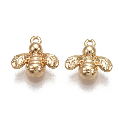 Brass Charms X-KK-T038-404G-1