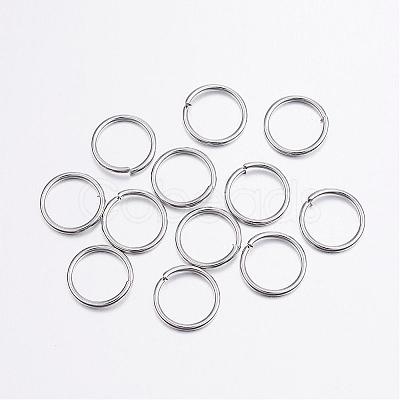 Tarnish Resistant 304 Stainless Steel Open Jump Rings STAS-P151-04-1