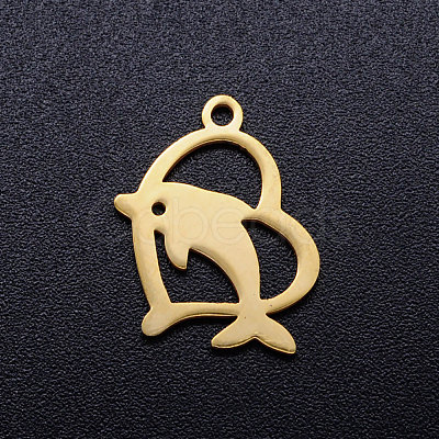 201 Stainless Steel Hollow Pendants STAS-Q201-JN283-2-1