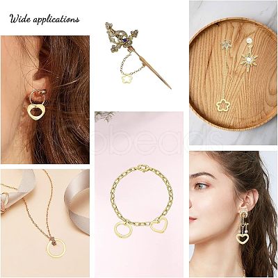 20Pcs 4 Style Rack Plating Alloy Bead Frame FIND-CA0006-18-1