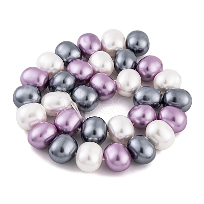 Shell Pearl Beads Strands BSHE-L035-E05-1