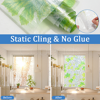 Waterproof PVC Electrostatic Wall Stickers STIC-WH20002-40-1