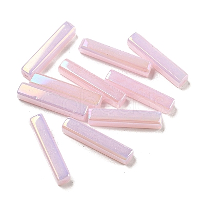 Electroplate Glass Beads GLAA-D024-01A-1