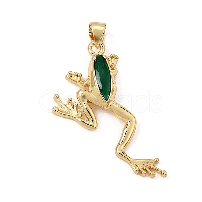 Brass Enamel Pendants KK-CBAA41C-11G-1