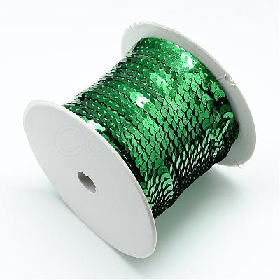 Plastic Paillette Beads PVC-Q085-6mm-4-1