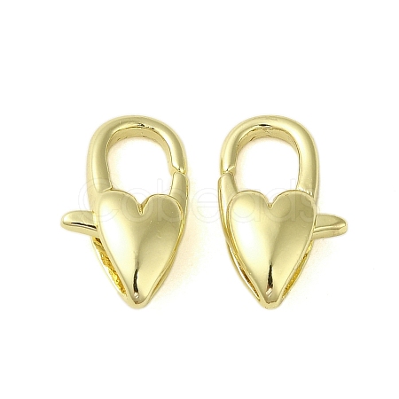 Brass Lobster Claw Clasps KK-B089-23B-G-1