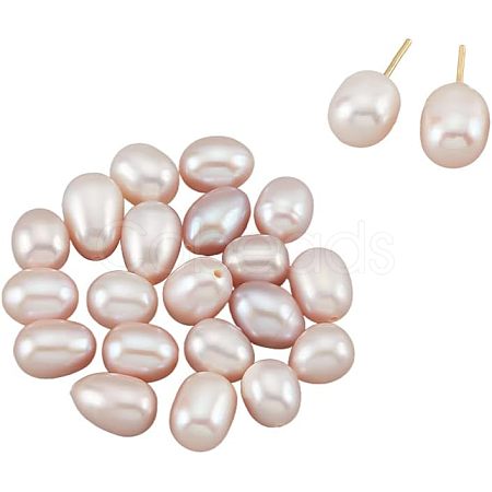 Nbeads Natural Cultured Freshwater Pearl Beads PEAR-NB0001-91A-1