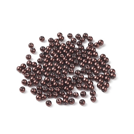 (Defective Closeout Sale: Adhesion) Glass Pearl Beads LS-HY-XCP0001-11-1
