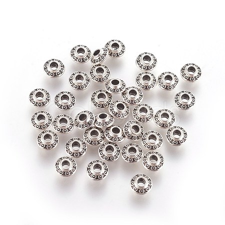 Tibetan Style Alloy Spacer Beads LS-LF0725Y-1