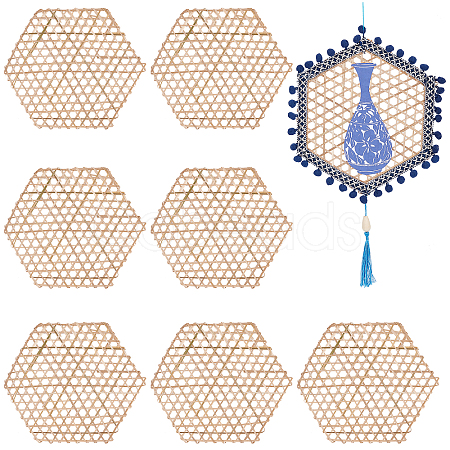 DIY Woven Bamboo Network FIND-WH0101-08-1