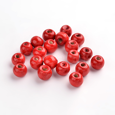 Natural Wood Beads X-YTB022-1-1