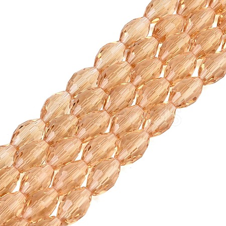 Transparent Glass Beads Strands GLAA-N071-01A-A07-1