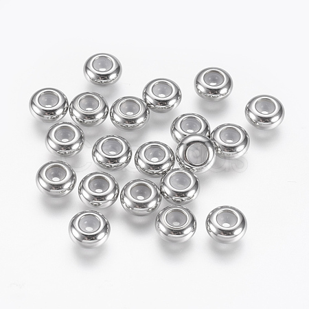 201 Stainless Steel Beads STAS-G142-7mm-P-1