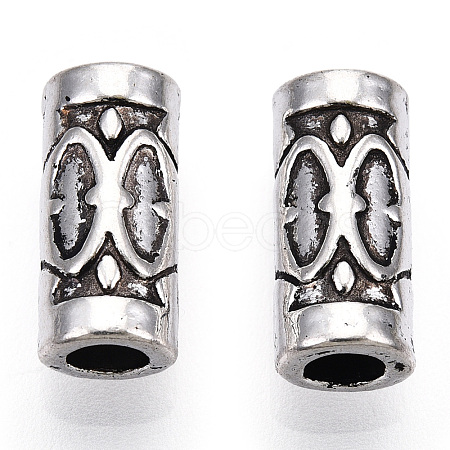 Tibetan Style Alloy Beads TIBEB-TAC0002-05AS-1
