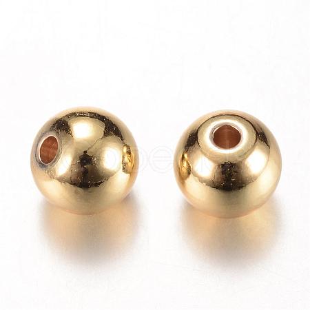 Brass Spacer Beads KK-S753-4mm-G-1